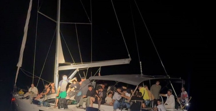 Muğla'da 77 Düzensiz Göçmen Kurtarıldı