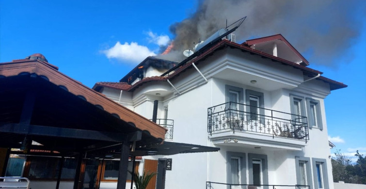 Muğla'da Apart Otelde Yangın Kontrol Altına Alındı