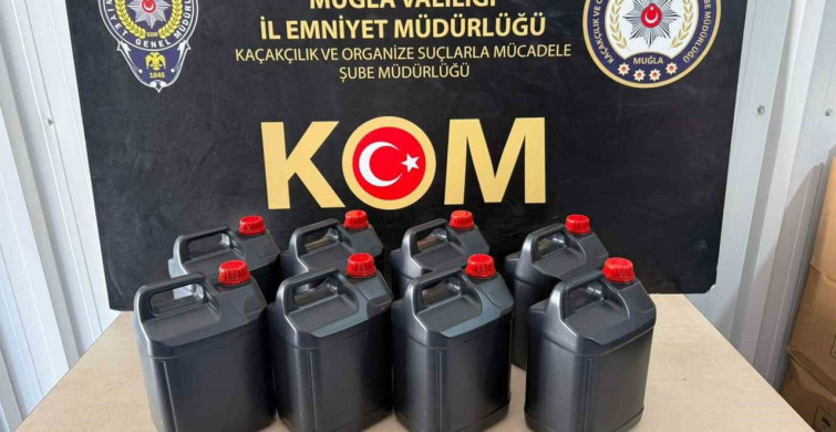 Muğla'da Bayram Öncesi Sahte Alkol Operasyonu