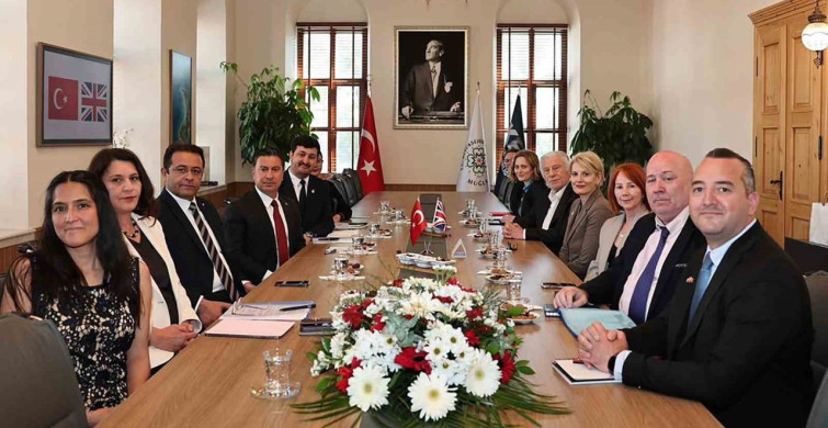 Muğla'da İngiltere Büyükelçisi Jill Morris ile Görüşme