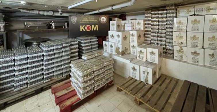 Muğla'da Kaçak İçki Operasyonu: 28 Bin 896 Şişe Ele Geçirildi