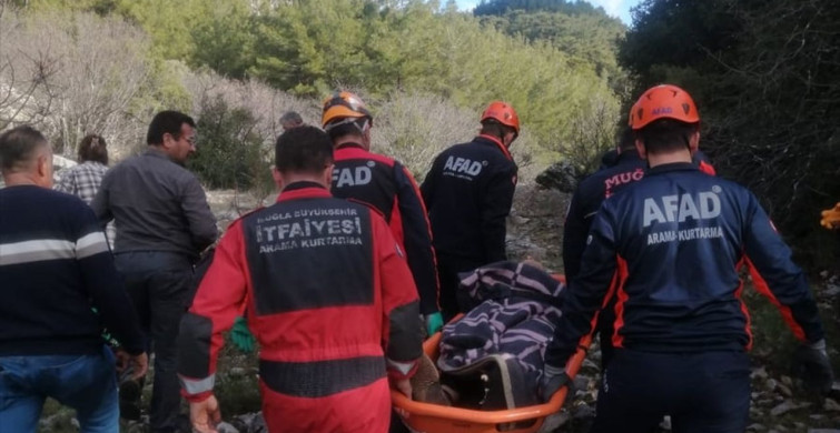 Muğla'da Kayalıklardan Düşen Yaşlı Adam Kurtarıldı