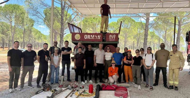Muğla’da orman yangın gönüllüsü eğitimleri sürüyor