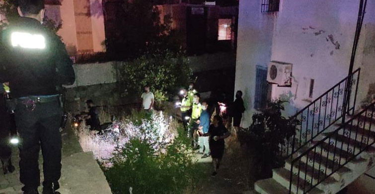 Muğla’da Polisten Kaçarken Duvardan Uçtu