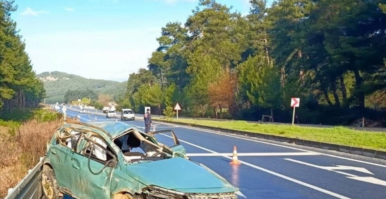 Muğla'da Trafik Kazası: 1 Ölü, 1 Yaralı