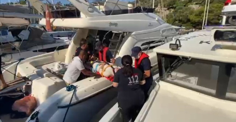 Muğla'da Yaralanan Kişi İçin Tıbbi Tahliye Gerçekleştirildi