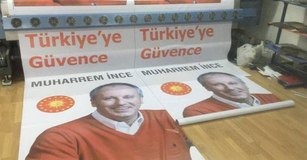 Muharrem İnce'nin Afişleri Ortaya Çıktı
