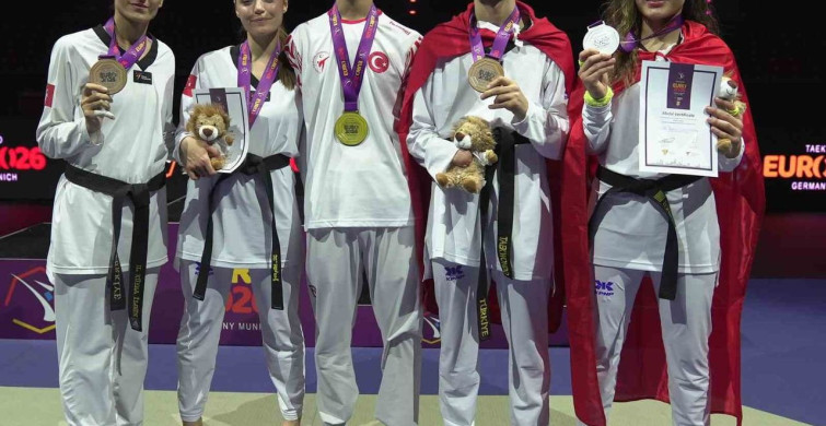 Münih’te Milli Taekwondocular 5 Madalya Kazandı