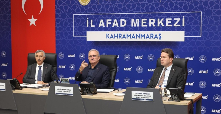 Münir Karaloğlu Kahramanmaraş'ta İncelemelerde Bulundu Münir Karaloğlu Kahramanmaraş'ta İncelemelerde Bulundu