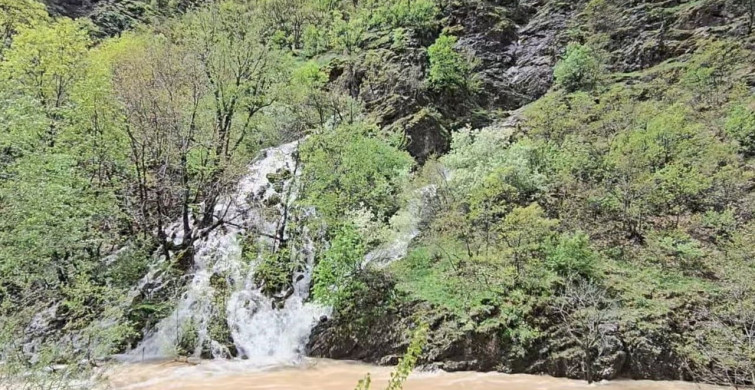 Munzur Vadisi'nde Doğal Şelaleler Oluştu