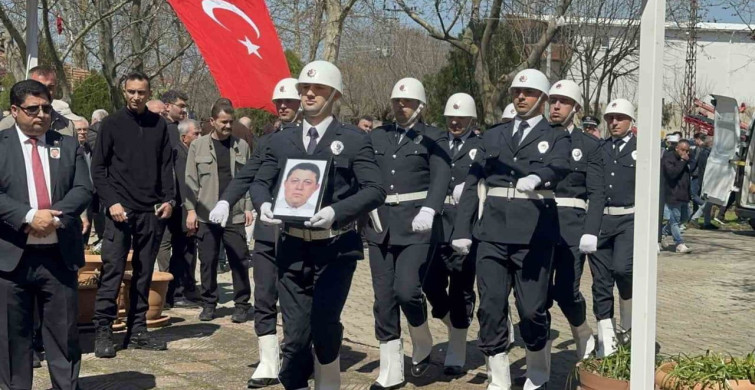 Muratlı'da Emekli Gazi Polis Memuruna Veda