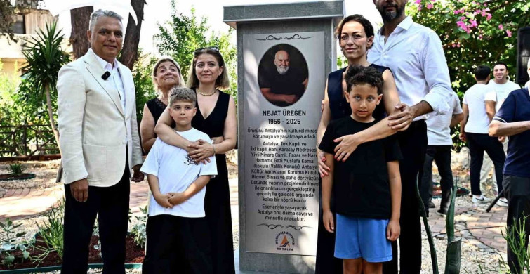 Muratpaşa Belediyesi, mimar Nejat Üreğen’in adını Kaleiçi’nde yaşatacak