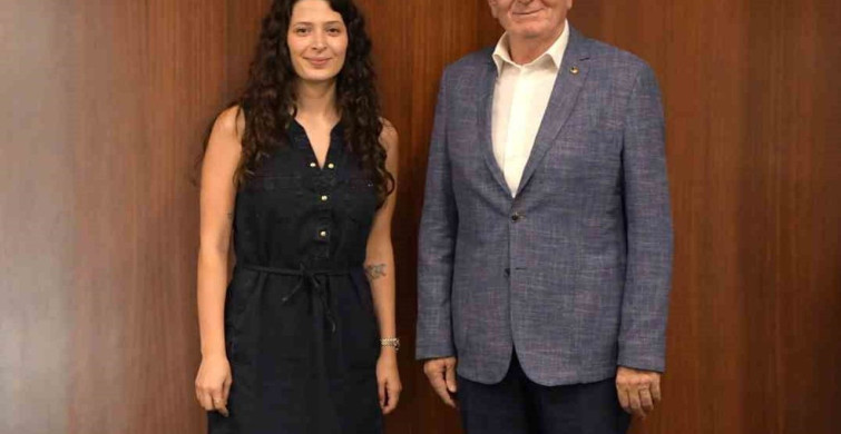 Murzioğlu’ndan Aybüke Eldemir’e tebrik