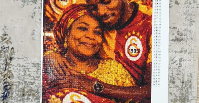 Muşlu kadınların hazırladığı tablo Victor Osimhen’i duygulandırdı