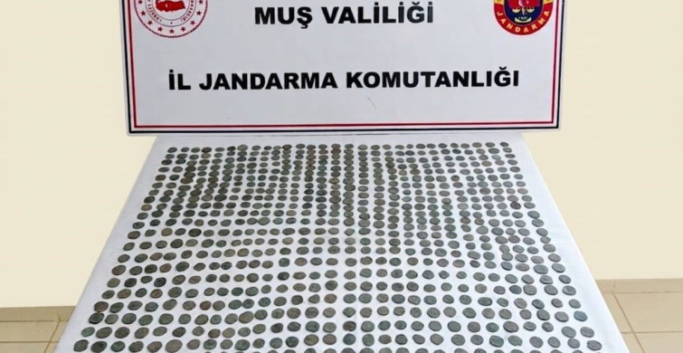 Muş'ta 749 Tarihi Sikke Ele Geçirildi