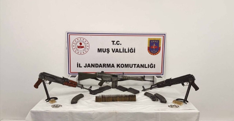 Muş'ta Ruhsatsız Silah ve Mühimmat Operasyonu