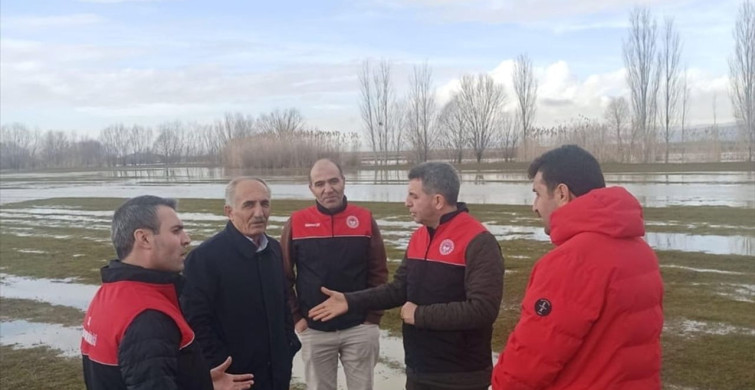 Muş'ta Su Taşkını ve Tarım Arazileri İncelemesi