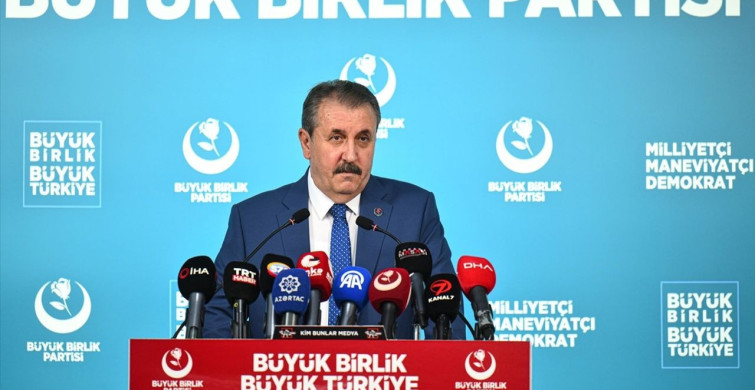 Mustafa Destici'den Kamu Sözleşmeleri ve Orman Yangınları Üzerine Açıklamalar