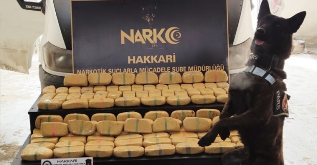 Narkotik Köpegi 'Pars' 56 Kilo Eroini Buldu