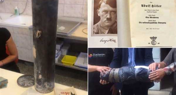 Nazilerin 'Zaman Kapsülü' Bulundu! Yanındaki Mektupta Bakın Ne Yazıyor...