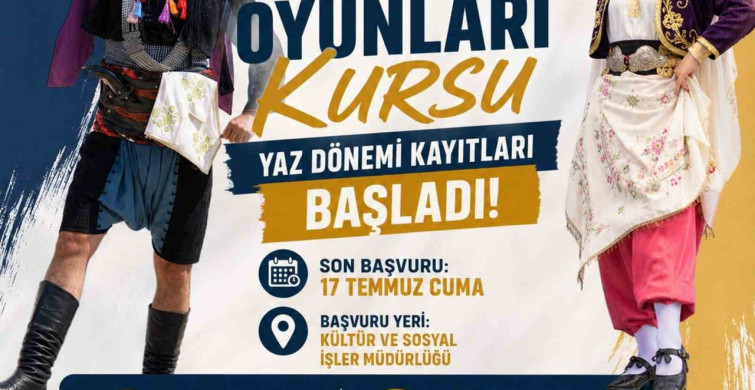Nazilli Belediyesi halk oyunları yaz dönemi kursları başlıyor