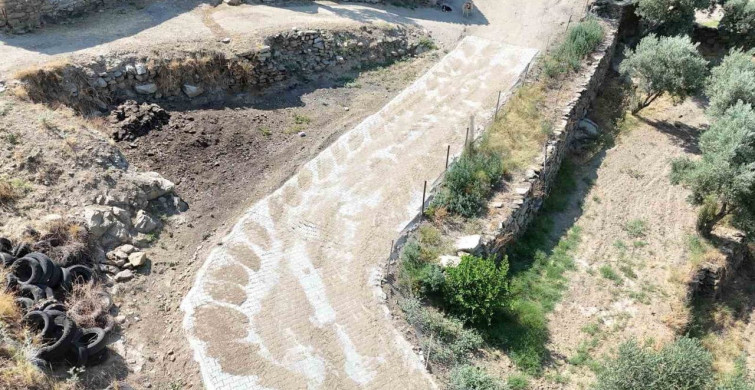 Nazilli Belediyesi, Kırcaklı’da yol yapım çalışmalarını tamamladı