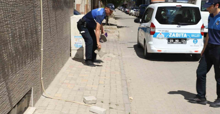 Nazilli Belediyesi'nden Kaldırım Denetimi