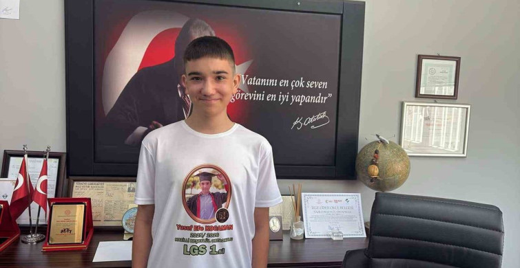 Nazilli Beşeylül Ortaokulu, LGS'de Türkiye birincisi çıkardı