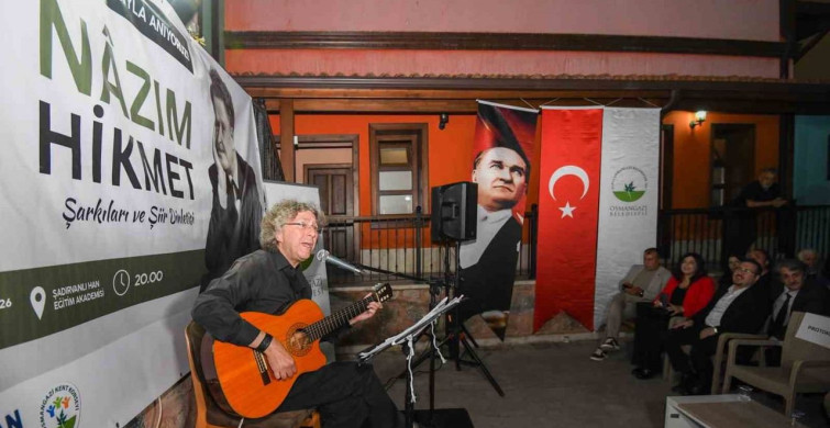 Nazım Hikmet Anması, Şadırvanlı Han’da Şiir ve Müzikle Kutlandı