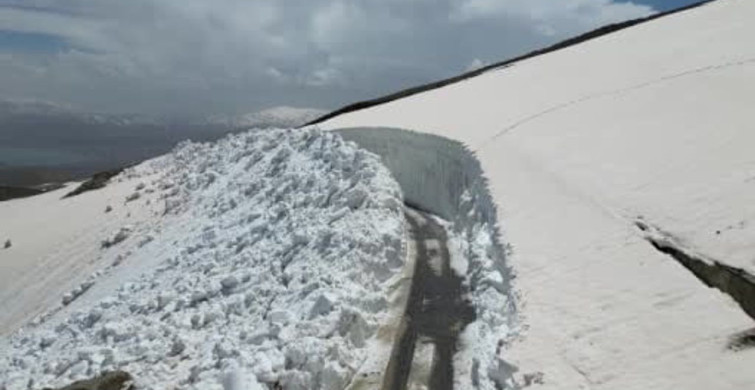 Nemrut Kalderası’nda Kar Seferberliği Bitti