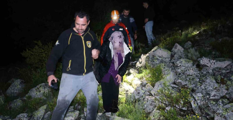 Nevşehir'de Mahsur Kalan Kadın Kurtarıldı