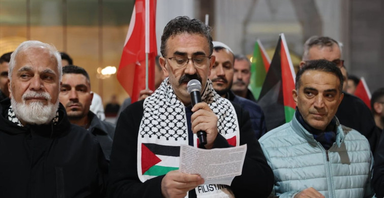 Nevşehir'de Mescid-i Aksa Protestosu