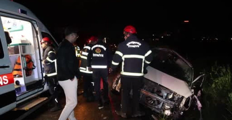Nevşehir'de Yağış Nedeniyle Takla Atan Araçta 1 Yaralı
