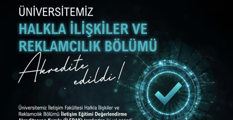 Niğde Ömer Halisdemir Üniversitesi Halkla İlişkiler ve Reklamcılık Bölümü Akredite Edildi