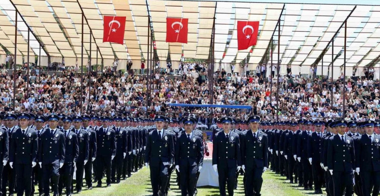 Niğde POMEM'de 721 polis adayının mezuniyet coşkusu