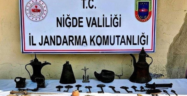 Niğde'de 'Anadolu Mirası' Operasyonu: 44 Tarihi Eser Ele Geçirildi