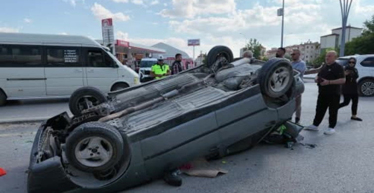 Niğde'de direksiyon hakimiyetini kaybeden otomobil takla attı: 1 yaralı