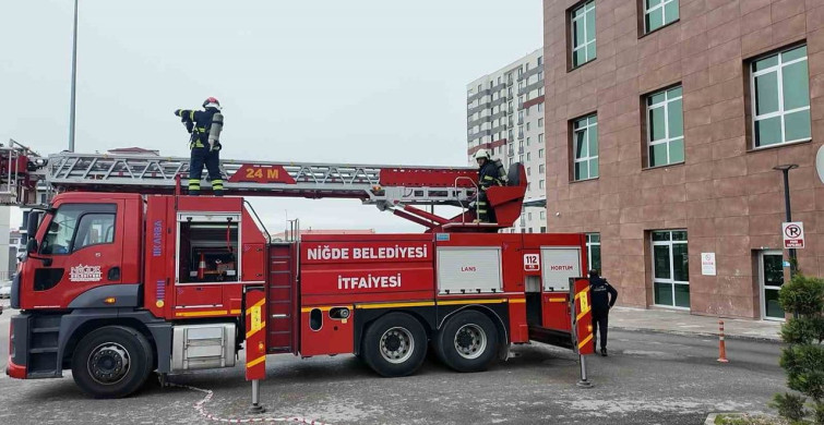 Niğde'de Gerçekçi Yangın ve KBRN Tatbikatı