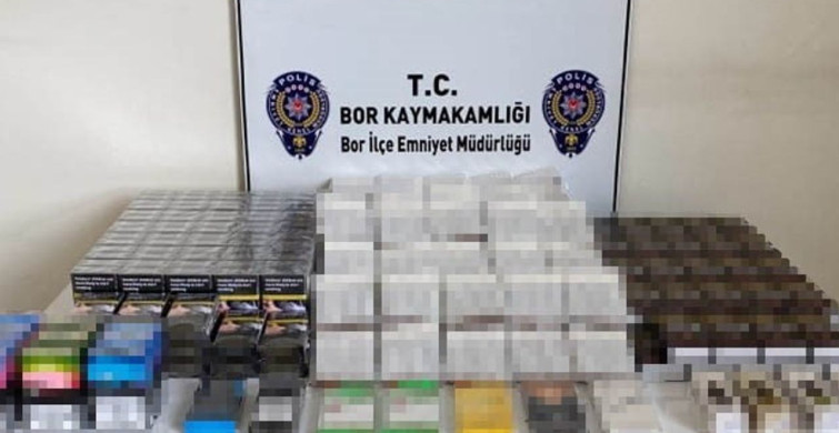 Niğde'de Kaçak Tütün Operasyonu