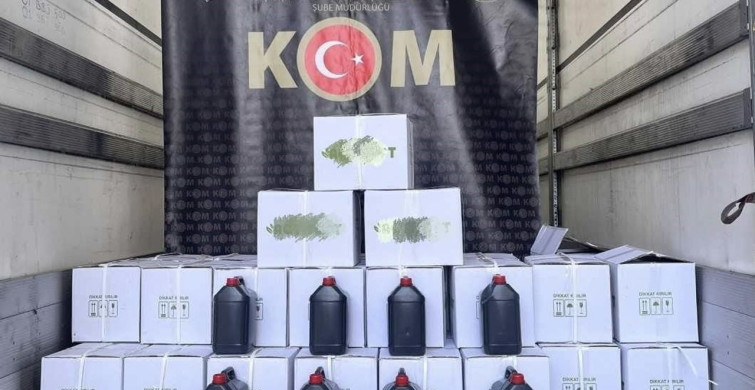 Niğde'de kaçakçılık operasyonunda bin litre etil alkol ele geçirildi
