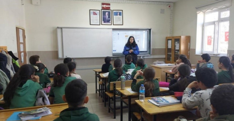 Niğde'de Öğrencilere Güvenlik Eğitimi Verildi