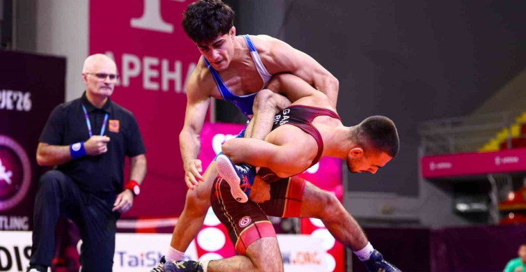 Nurettin Emin Kapal, U20 Avrupa Güreş Şampiyonası'nda bronz madalya kazandı