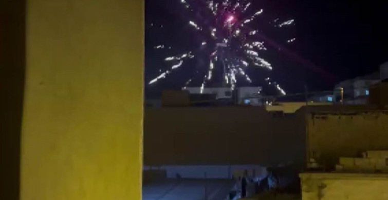 Nusaybin'de Gece Yarısı Havai Fişek Tepkisi