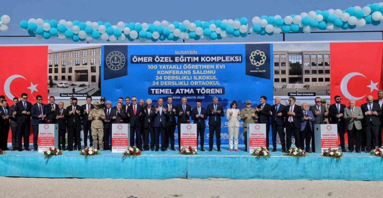 Nusaybin'de Yeni Eğitim Kompleksi Temel Atma Töreni