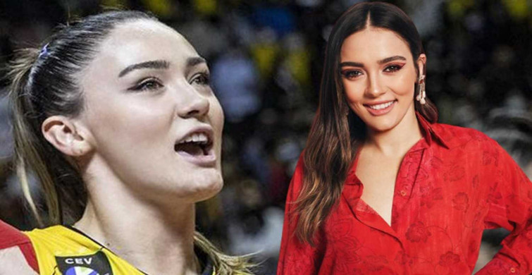Ödül töreninde dikkatleri çeken isim Zehra Güneş oldu! Derin göğüs dekolteli elbisesiyle adeta bacak şovu yaptı! Milli voleybolcunun iddialı pozları sosyal medyayı salladı