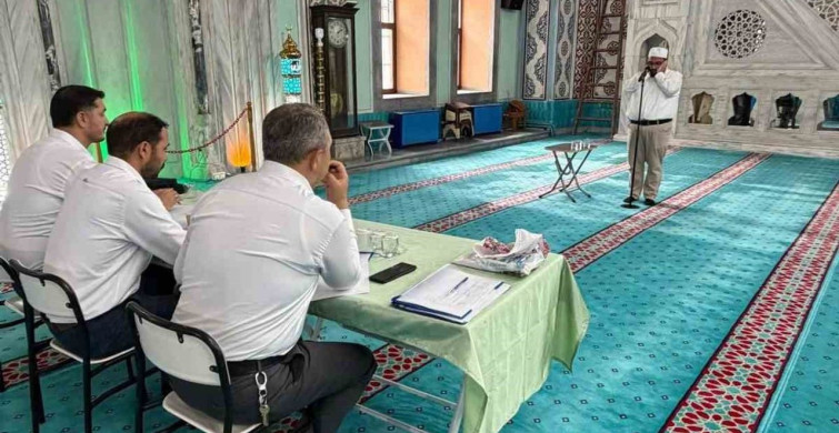 Odunpazarı'nda ezanı güzel okuma ve etkili hutbe sunumu yarışmaları yapıldı
