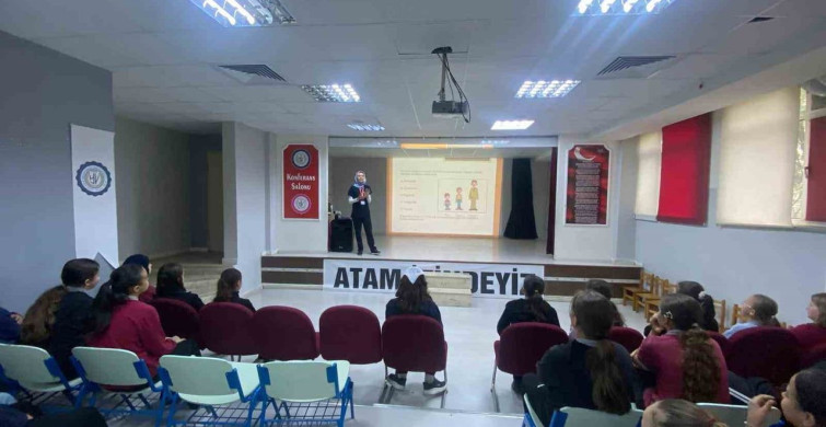 Öğrencilere sağlık eğitimi verildi