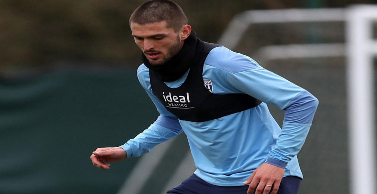 Okay Yokuşlu, West Bromwich Albion Antrenmanına Çıktı