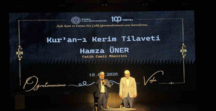 Okul saldırılarında hayatını kaybeden öğretmenler Fatih'te anıldı