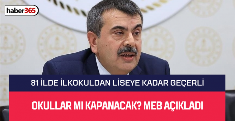 OKULLAR MI KAPANIYOR? MEB 81 ilde kapatmaya gidecek! İlkokuldan liseye kadar her kademede geçerli